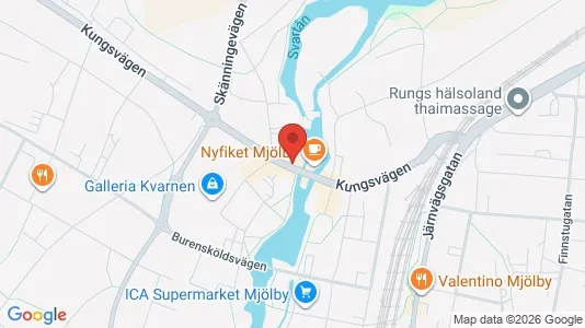 Lägenheter att hyra i Mjölby - Bild från Google Street View