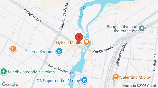 Lägenheter att hyra i Mjölby - Bild från Google Street View