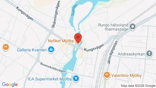 Lägenheter att hyra i Mjölby - Bild från Google Street View
