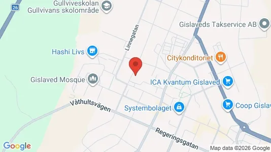 Lägenheter att hyra i Gislaved - Bild från Google Street View