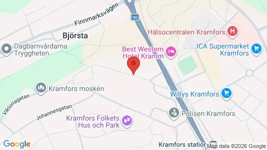 Lägenheter att hyra i Kramfors - Bild från Google Street View