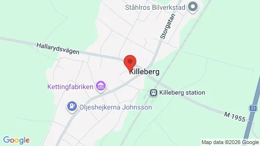 Lägenheter att hyra i Osby - kort over placeringen