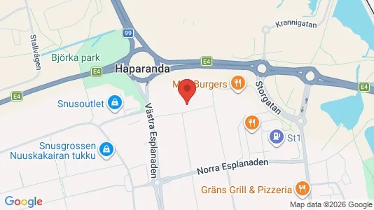 Lägenheter att hyra i Haparanda - Bild från Google Street View