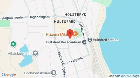 Lägenheter att hyra i Hultsfred - kort over placeringen